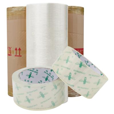 China Single Type Clear Jumbo Roll Strong Tensile Strength for sale