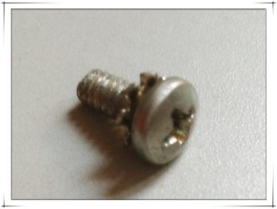 China Cross recessed pan head tab washers combination screw for sale