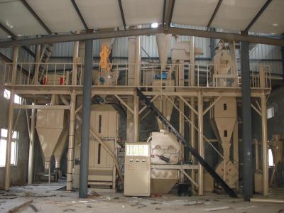 China 1th Small Chicken Animal Feed Pellet Production Line for sale