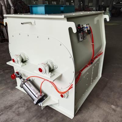 China Shrimp Feed Pellet Production Line 1 Ton Farm Fish Cow Feed Mixer Machine for sale