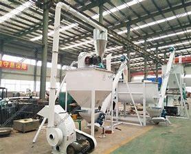 China Animal Feed Pellet Production Line Cattle Feed Plant Equipment for sale