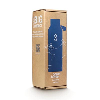 Китай Коробки доставки изготовленной на заказ бутылки с водой бумаги печати логотипа упаковывая для бутылки с водой продается