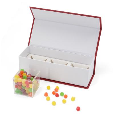 China Custom Empty Christmas Baby Shower Gummy Candy Boxes Sweet Wedding Favors Gift Box For Guest for sale