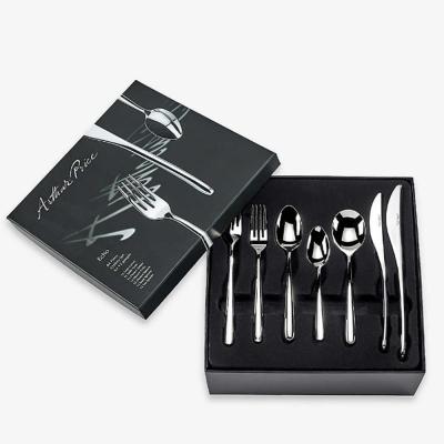 China Caja de regalo de embalaje de cuchillo de chef de mantequilla de cartón personalizado juego de caja de tenedores y cuchillos de cucharas vacías en venta