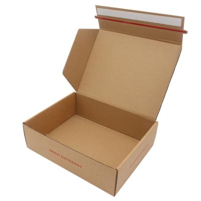 China Mailer Box Manufacture Custom Logo Biodegradable Big Quick Seal Mailer Box With Tape for sale