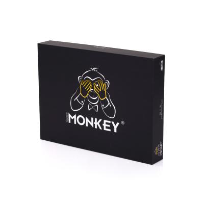 China Custom Gold Foil Logo Print Luxury Mens Shirt Packaging Box for sale