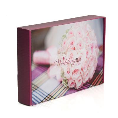 China Custom Logo Wedding Party Favor Bridal Bouquet Shipping Box for sale