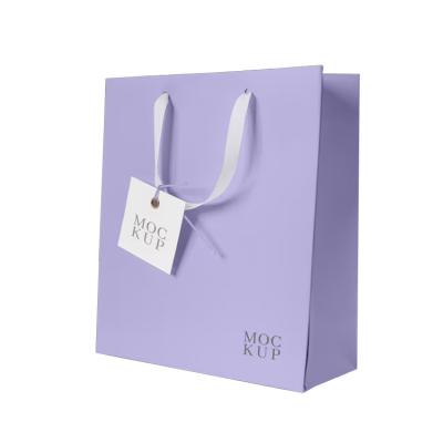 China Personalized Logo Print Luxury Retail Shopping Gift Paperbags With Handles for sale