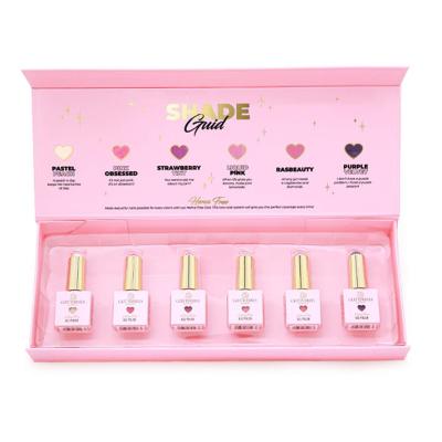 China Customized Paper Cardboard Nail Polish Set Gift Boxes Packaging With Insert for sale