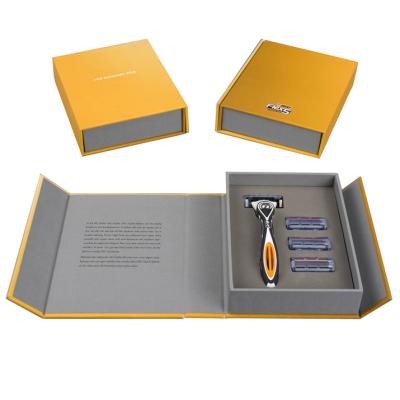 China Luxury Magnetic Shaver Safety Razor Packaging Box For Razor for sale