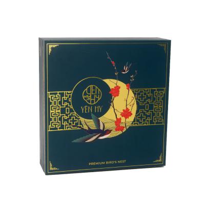 China Custom Premium Rigid Cardboard Bird'S Nest Gift Packing Box Birdnest Packaging Box For Bird Nest for sale