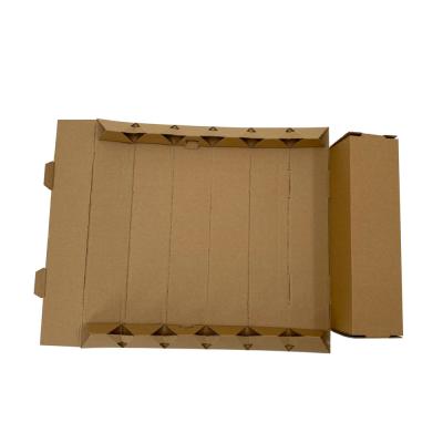 China Custom Corrugated Red Wine Bottle Roller Box Packaging for sale