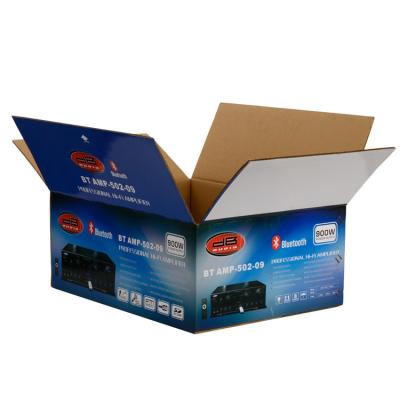 China Gewohnheit druckte gewölbten Verpackenkasten für das Produkt 3C, das Soem-Service verpackt zu verkaufen