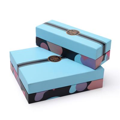 China Cardboard Candy Gift Printed Paper Box With Lid Base Blister Display Custom Logo for sale
