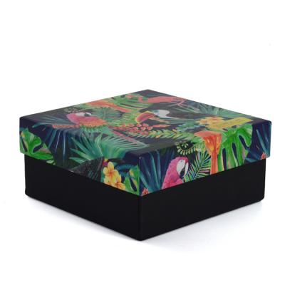 China Rigid Cardboard Paper Gift Boxes With Lids And Bottom Custom Printing Service for sale