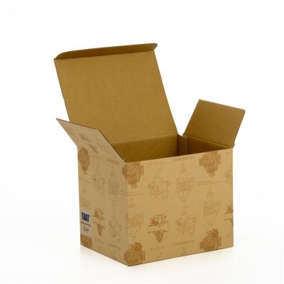 Chine Boîtes en carton de mur de double de Brown pour embarquer, boîtes en carton ondulé à vendre