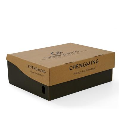 China Empty Carton Corrugated Packaging Box For Shoe , Corrugated Cardboard Boxes for sale