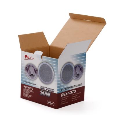 Китай Таможня напечатала рифленую упаковывая коробку для электронного диктора продукта продается