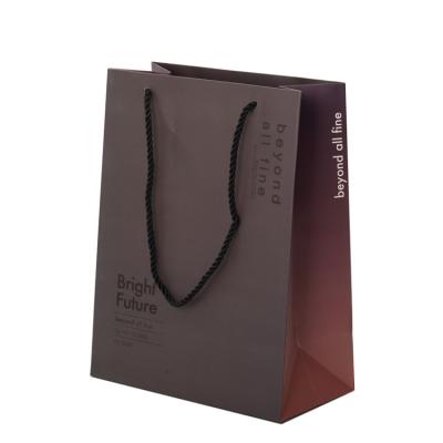 China Luxury Personalised Shopping Bags , Colored Paper Bags With Handles for sale