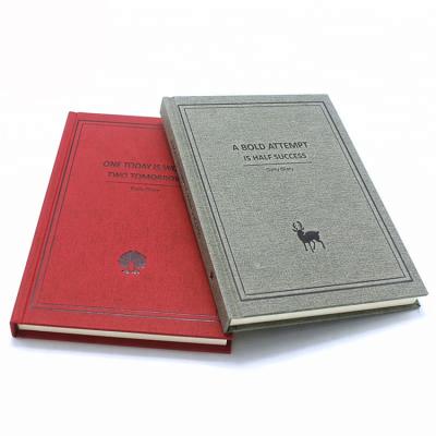 China La aduana del Hardcover imprimió los cuadernos, impresión de encargo personalizada del diario en venta