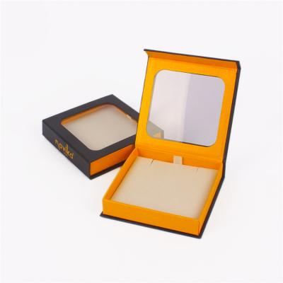 China Decorative Magnetic Closure Gift Box With PVC Window /  Jewelry Box Packaging for sale