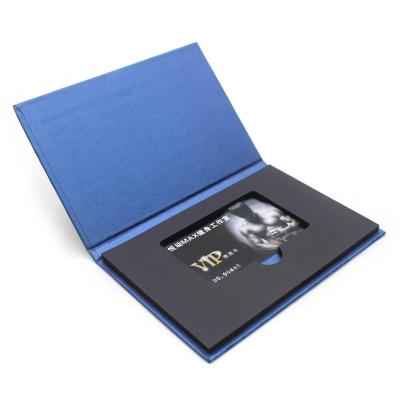 China Custom Printed Logo VIP Card Boxes / Cardboard Gift Packaging Magnetic Box for sale