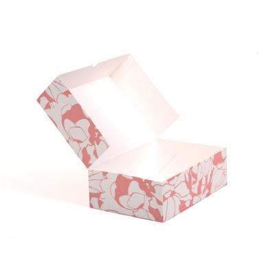 China Cheap Custom Printed Pink Empty Premade Bridesmaid Gift Box For Wedding Packaging for sale