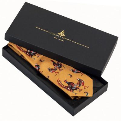 China Luxury High Quality Customizable Cardboard Necktie Tie Gift Packaging Box for sale