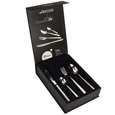 China Custom Luxury Cardboard Package Cutlery Set Spoon Packaging Box for sale