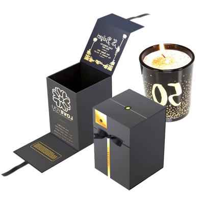 China Customized Cardboard Votive Candle Box Luxury Packaging Rigid Paper Packaging Box For Candle for sale