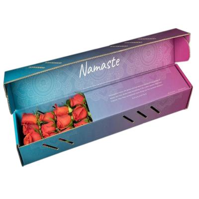 Китай Изготовленный на заказ логотип напечатал бумажные роскошные сохраненные розы букета цветет упаковка коробки продается