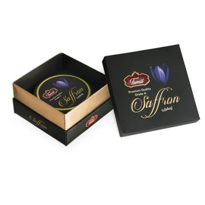 Китай Коробка упаковки шафрана zafran изготовленной на заказ бутылки шафрана бумаги печатания логотипа упаковывая продается