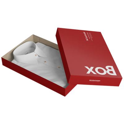 China Custom Logo Printed Apparel Clothing Garment Bt Shirt Packaging Boxes For T - Shirt for sale