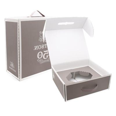 China Douane Grote Brede Rand GLB Fedora Hat Boxes Packaging Personalized Fedora Hat Shipping Box Te koop