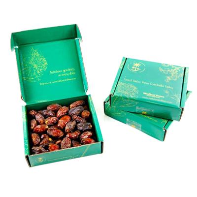 China Custom Printed Ramadan Date Packing Boxes Empty Dates Gift Box For Ramadan for sale