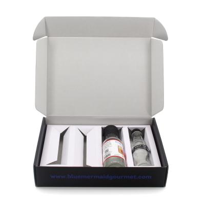 China Caixa de transporte de empacotamento da garrafa feita sob encomenda do molho de Logo Printed Savory Spice Hot à venda