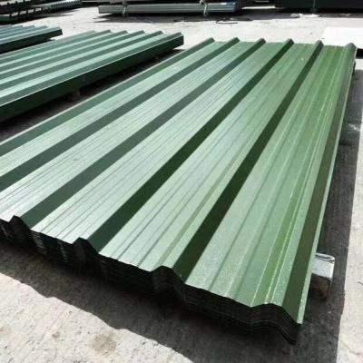 China 0.11-0.7mm Prepainted Roofing Sheet Green Red Yellow Color Coated for sale