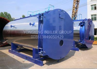 China LDO 1500kgs/Hr Oil Fired Steam Boiler Efficiency 1.25kg/Cm2g Horizontal Natural Gas Boiler for sale