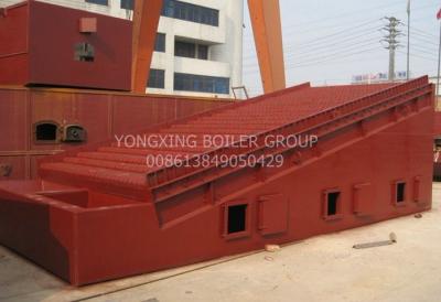 China Horizontal Double Drum Reciprocating Grate Anthracite Steam Boiler 8 Ton /1.6MPa for sale