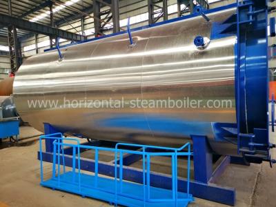 China Skid Mounted Diesel Oil Fired Steam Boiler Gypsum Boiler For Milk Processing Plant for sale
