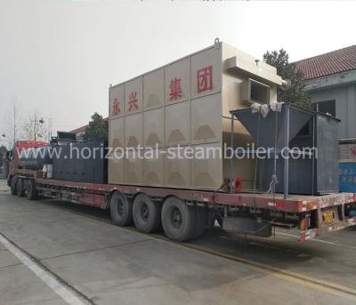 China Certificación poco contaminante encendida carbón del SGS de la emisión del aceite del sistema horizontal de la caldera en venta