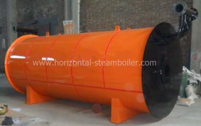 Chine pression horizontale à gaz de l'huile 300kw de tube en acier thermique efficace de chaudière basse à vendre