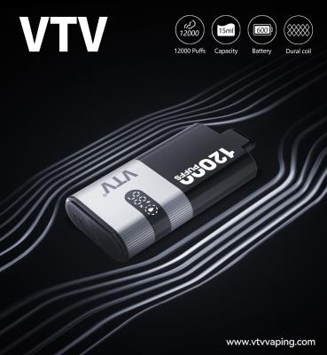 中国 VTV BYS 12000 Puffs Disposable Vape Pod Kits Dual Mesh Coil 販売のため