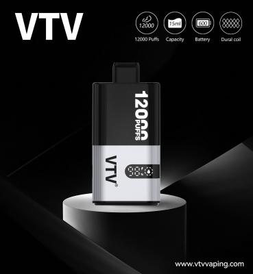Cina VTV BYS 12000 Puffs Pod Vape Kits 15 Ml E Juice Mesh Coil Stainless Steel Material in vendita