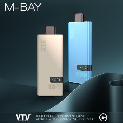 China VTV Mbay descarte Vape 10000 Puffs 16 Ml Single And Dual Mesh Coil Aparência metálica Vape descartável à venda