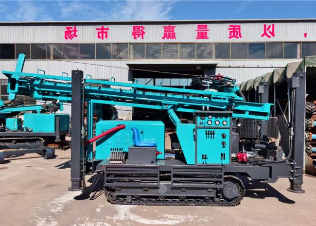 350m Drilling Percussion Air Drilling Rig Easy Operation And Movement ...