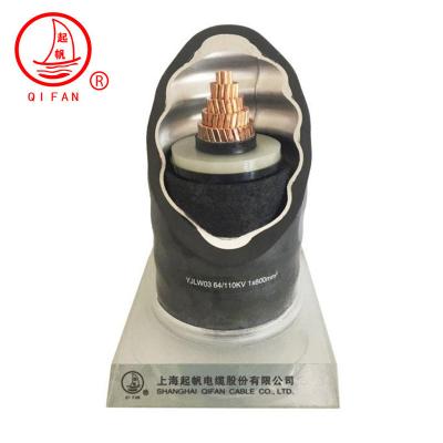 China High Voltage Power Cables Cu/XLPE/CAS/PVC Insulated Underground Power Cable for sale