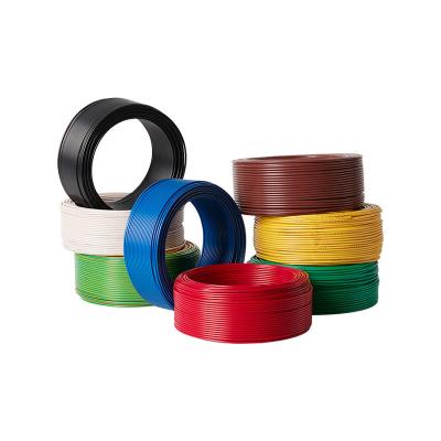 China PVC Building Wire Cable Insulation Copper Conductor Flexible Electric Wire H07V-U for sale