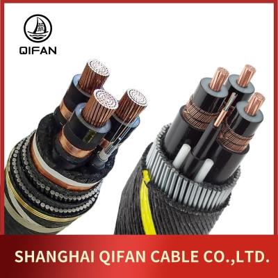 Chine 35kv 66kv 220kv câble sous-marin en fibre optique composite isolée XLPE à un ou trois noyaux à vendre