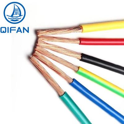 China Building Wire Cable Rigid Conductor Electrical Cable Wire for Internal Wiring 300/500V, Blue Red Yellow/Green for sale